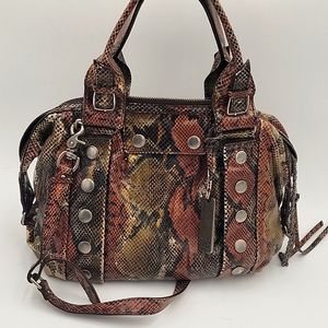 Botkier Faux Snake Satchel